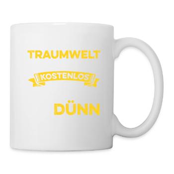In Meiner Traumwelt Sind Bücher Kostenlos Lustig - Tasse - Weiß - Rechts
