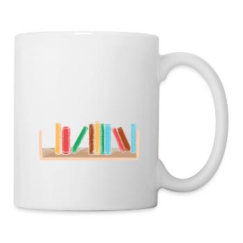 Sorry Dass Ich Zu Spät Bin Ein Buchhandel Am Weg - Tasse - Weiß - Rechts