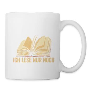 Die Größte Lüge Meines Lebens: Ich Lese Eine Seite - Tasse - Weiß - Rechts