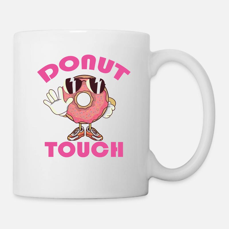 Kindertag Halloween Süßigkeiten Süßes Donut Touch - Tasse - Weiß