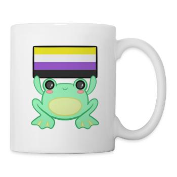 Froggy Enby - Mug - white - Right