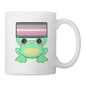 Froggy Demi girl - Mug - white - Right