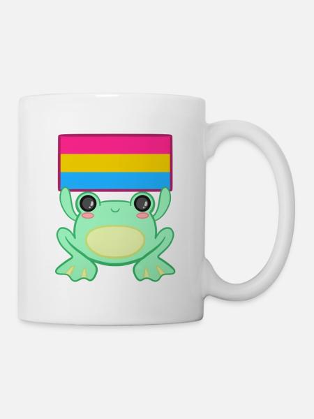 Froggy Pfanne - Tasse - Weiß