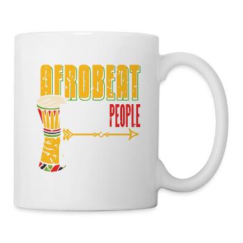 Vintage Afrobeat Makes The People Come Together - Mug - white - Right