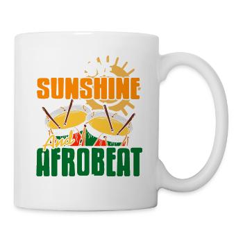 I Just Love Sunshine & Afrobeat Awesome T-Shirt - Mug - white - Right