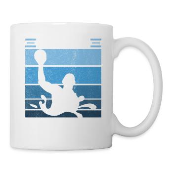 Wasserball Chlor ist mein Parfum Schwimmbad - Tasse - Weiß - Rechts