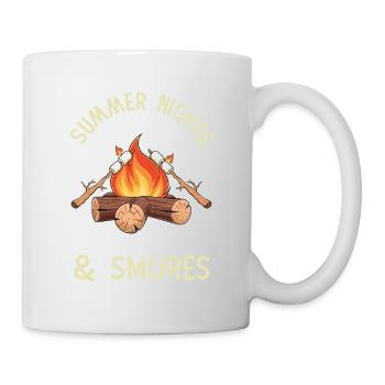 Nuits d’été Feux de camp et Smores - Mug blanc - blanc - Droite