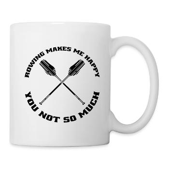 Rower funny rower saying rowing club rowing - Mug - white - Right