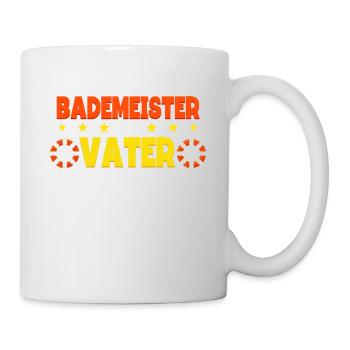 Rettungsschwimmer Bademeister - Tasse - Weiß - Rechts
