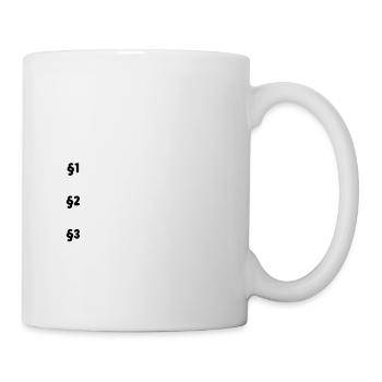 Rettungsschwimmer Bademeister - Tasse - Weiß - Rechts