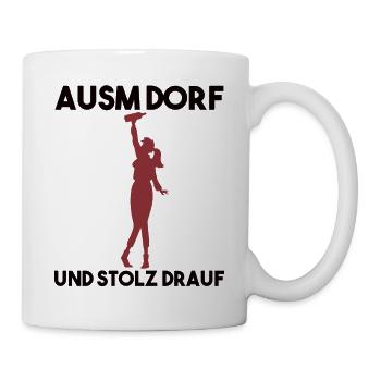 Dorfleben Spruch - Tasse - Weiß - Rechts
