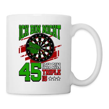 Ich bin nicht 45 ich bin Triple 15 - 45. - Tasse - Weiß - Rechts