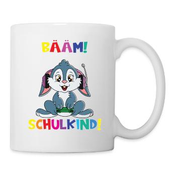 Bääm! Ich Bin Jetzt Schulkind Einschulung - Tasse - Weiß - Rechts