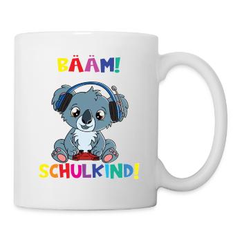 Bääm! Ich Bin Jetzt Schulkind Einschulung - Tasse - Weiß - Rechts