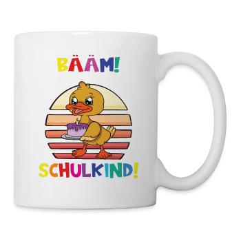 Bääm! Ich Bin Jetzt Schulkind Einschulung - Tasse - Weiß - Rechts