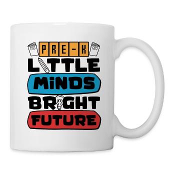 Preschool Kids Back to School Little Minds Bright - Mug - white - Right