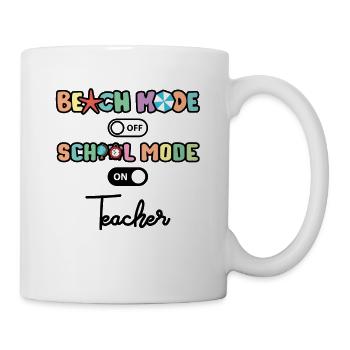 Back to School Teacher School Mode On Education - Mug - white - Right