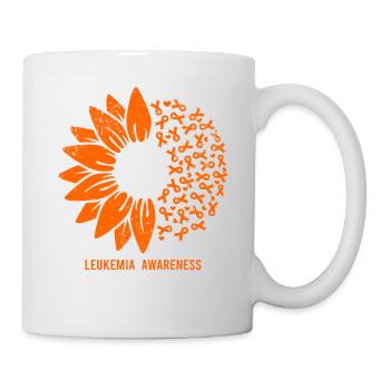 Leukämie Krebs Bewusstsein - Tasse - Weiß - Rechts