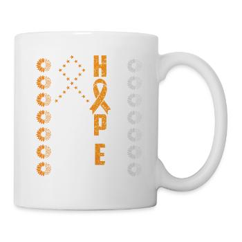 Sensibilisation à la leucémie Hope - Mug blanc - blanc - Droite