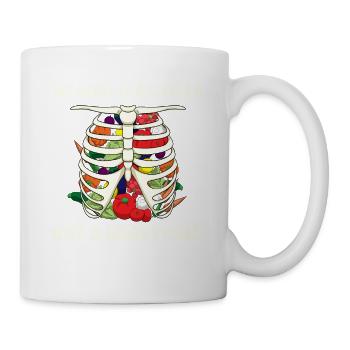 Vegan Vegetarian Vegetable Garden I Gift - Mug - white - Right