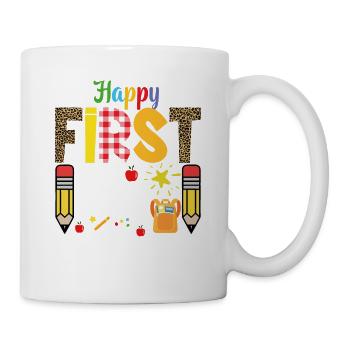 Bonjour L'école Maternelle - Mug blanc - blanc - Droite