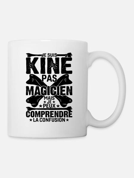 Je Suis Kiné Pas Magicien - Mug blanc - blanc