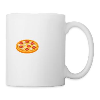Volume Drôle De Pizza - Mug blanc - blanc - Droite
