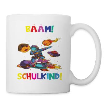 Bääm! Ich Bin Jetzt Schulkind Einschulung - Tasse - Weiß - Rechts