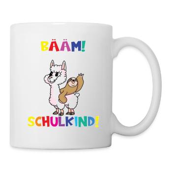 Bääm! Ich Bin Jetzt Schulkind Einschulung - Tasse - Weiß - Rechts