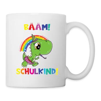 Bääm! Ich Bin Jetzt Schulkind Einschulung - Tasse - Weiß - Rechts