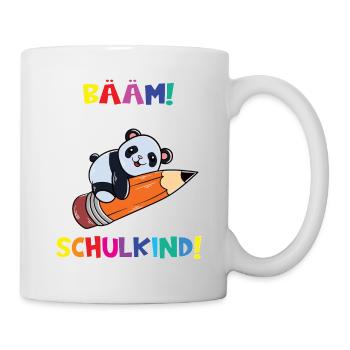 Bääm! Ich Bin Jetzt Schulkind Einschulung - Tasse - Weiß - Rechts