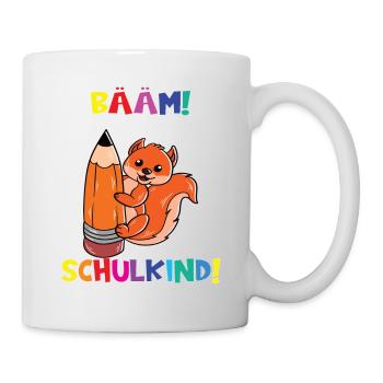 Bääm! Ich Bin Jetzt Schulkind Einschulung - Tasse - Weiß - Rechts