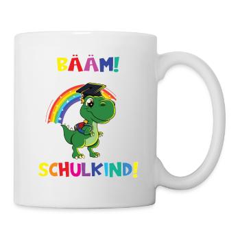 Bääm! Ich Bin Jetzt Schulkind Einschulung - Tasse - Weiß - Rechts