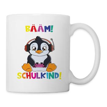 Bääm! Ich Bin Jetzt Schulkind Einschulung - Tasse - Weiß - Rechts