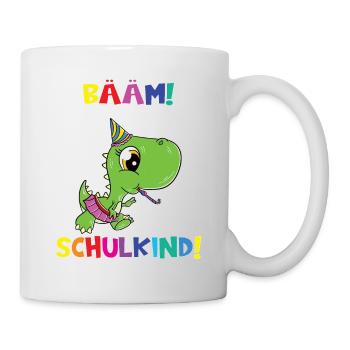 Bääm! Ich Bin Jetzt Schulkind Einschulung - Tasse - Weiß - Rechts