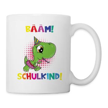 Bääm! Ich Bin Jetzt Schulkind Einschulung - Tasse - Weiß - Rechts
