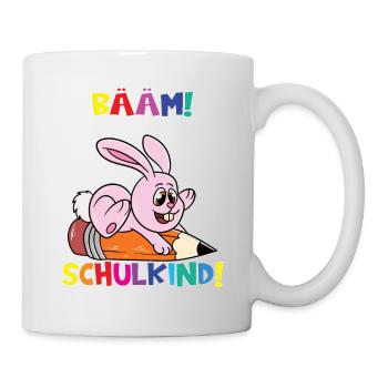 Bääm! Ich Bin Jetzt Schulkind Einschulung - Tasse - Weiß - Rechts