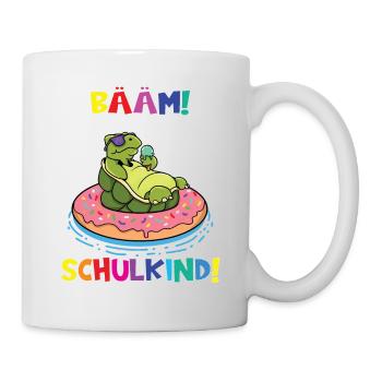Bääm! Ich Bin Jetzt Schulkind Einschulung - Tasse - Weiß - Rechts