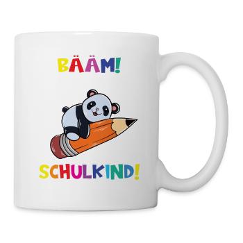 Bääm! Ich Bin Jetzt Schulkind Einschulung - Tasse - Weiß - Rechts