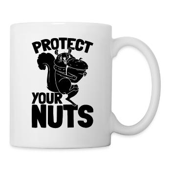 Niedlicher Eichhörnchen-Liebhaber — Schützen Sie - Tasse - Weiß - Rechts