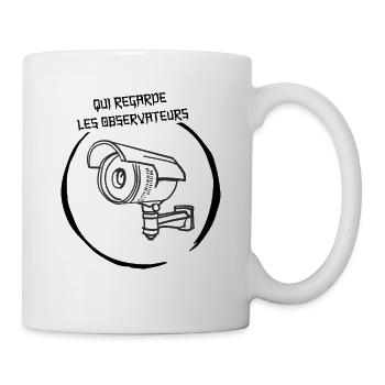 Observer, Regarder, Agir... - Mug blanc - blanc - Droite