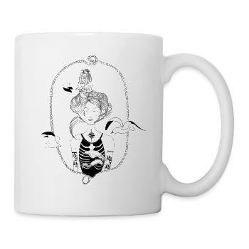 Sailor's Wife I The sea makes waves - Mug - white - Right