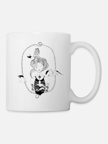 Seemann s Frau I Das Meer schlägt Wellen - Tasse - Weiß
