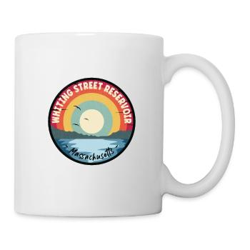 Whiting Street Reservoir Massachusetts Colorful - Mug - white - Right