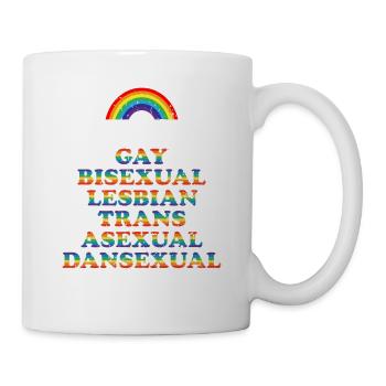 I support Gay rights - Mug - white - Right