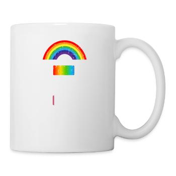 100% Stolz 0%Shame Gay Pride - Tasse - Weiß - Rechts