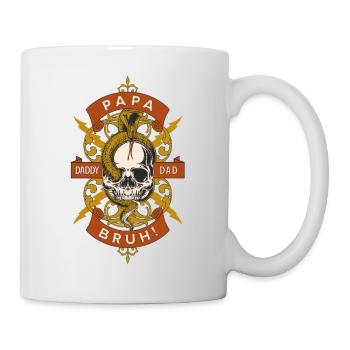 Papa Daddy Dad Bruh - Tasse - Weiß - Rechts