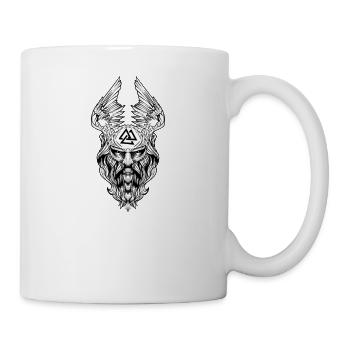 Viking Odin I Walhalla Asgard Motif pour Teutons - Mug blanc - blanc - Droite