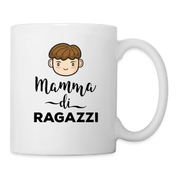 Mama von Jungen Geschenk Mutter Muttertag - Tasse - Weiß - Rechts