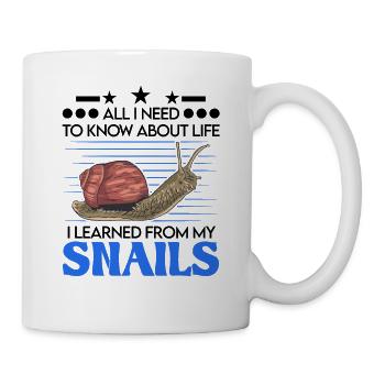 Snail Gift Vineyard Snail - Mug - white - Right